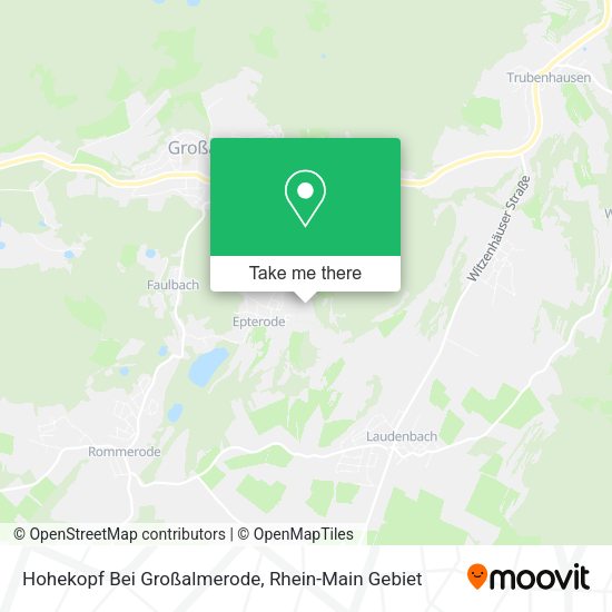 Карта Hohekopf Bei Großalmerode