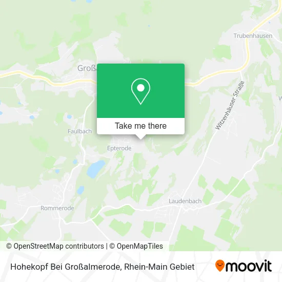 Карта Hohekopf Bei Großalmerode