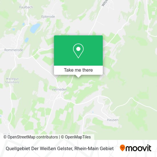 Карта Quellgebiet Der Weißen Gelster