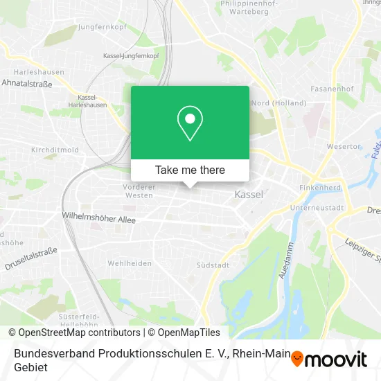 Карта Bundesverband Produktionsschulen E. V.