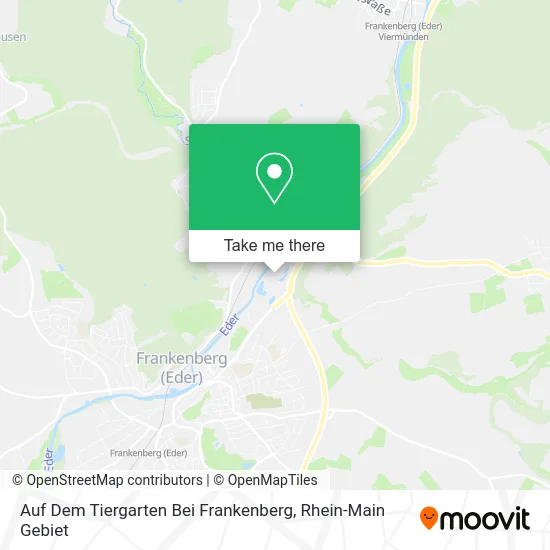 Карта Auf Dem Tiergarten Bei Frankenberg