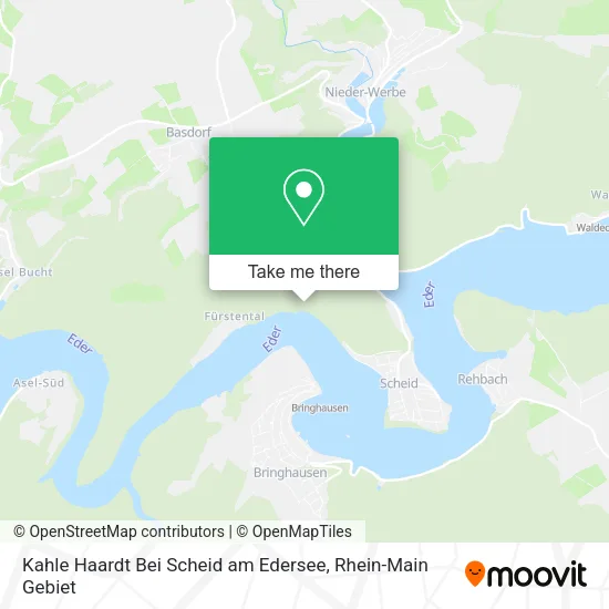 Карта Kahle Haardt Bei Scheid am Edersee