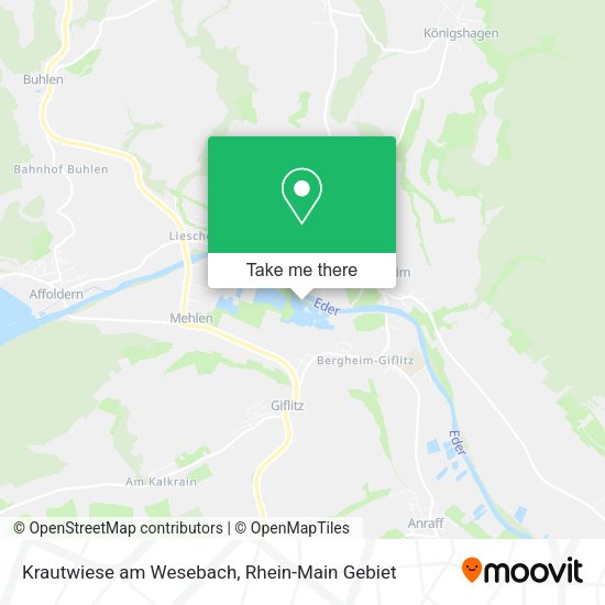 Карта Krautwiese am Wesebach