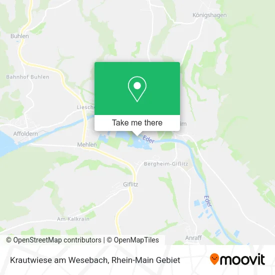 Карта Krautwiese am Wesebach