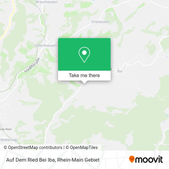 Карта Auf Dem Ried Bei Iba