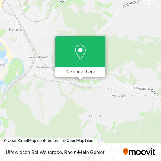 Карта Ulfewiesen Bei Weiterode