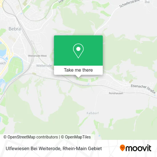 Карта Ulfewiesen Bei Weiterode
