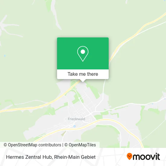 Hermes Zentral Hub map
