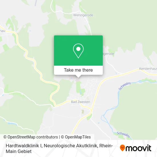 Карта Hardtwaldklinik I, Neurologische Akutklinik