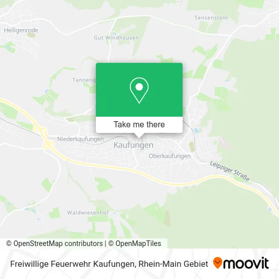 Карта Freiwillige Feuerwehr Kaufungen