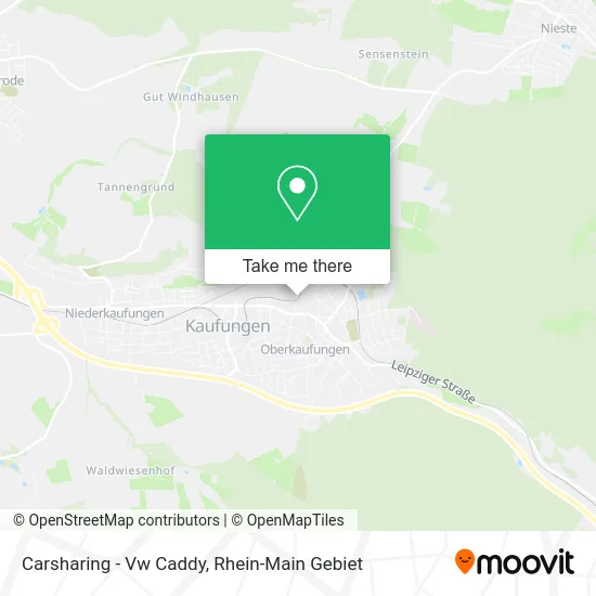 Карта Carsharing - Vw Caddy