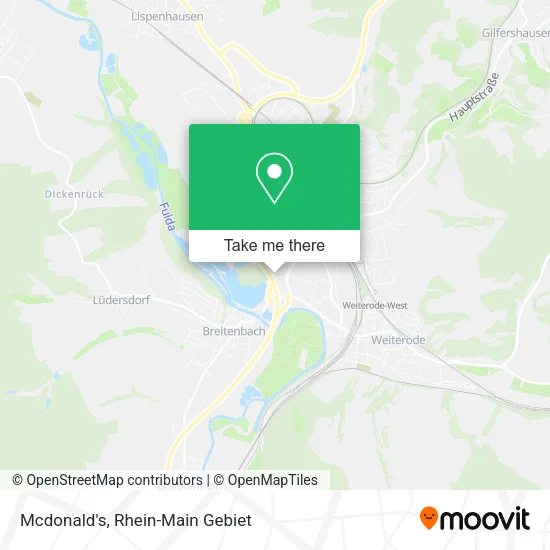 Карта Mcdonald's