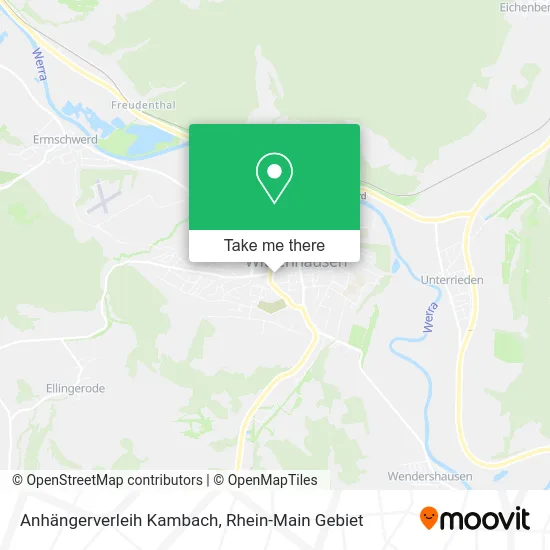 Карта Anhängerverleih Kambach
