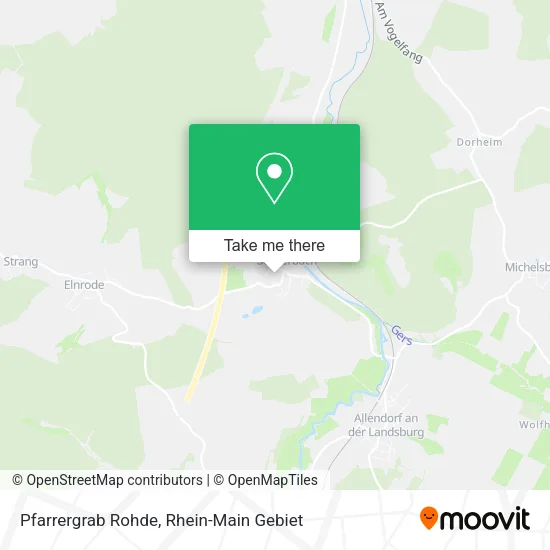 Карта Pfarrergrab Rohde