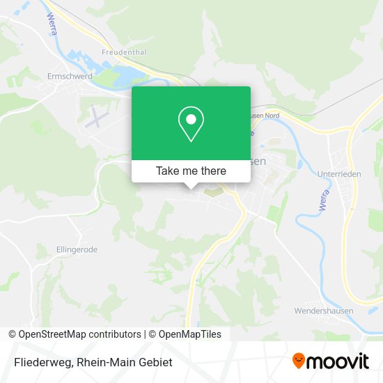 Карта Fliederweg