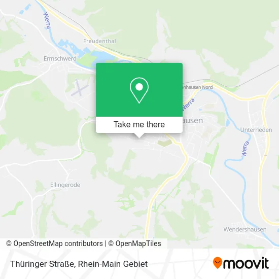 Карта Thüringer Straße
