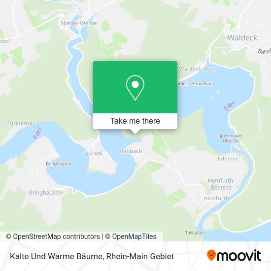 Карта Kalte Und Warme Bäume