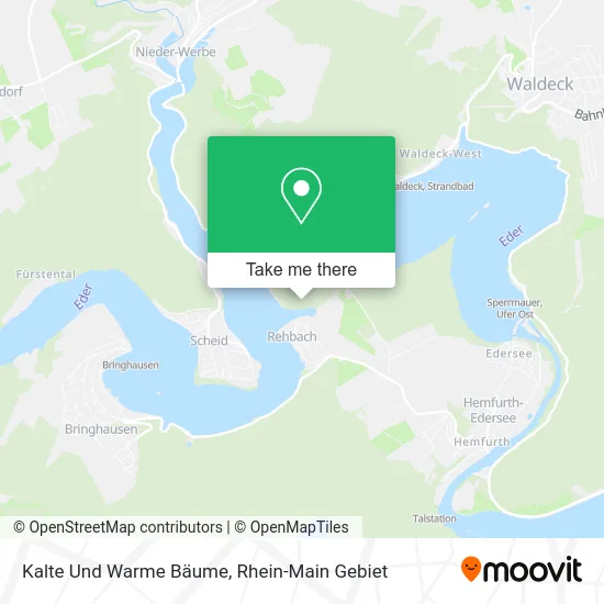Карта Kalte Und Warme Bäume