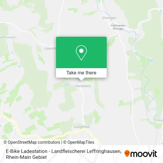 Карта E-Bike Ladestation - Landfleischerei Leffringhausen