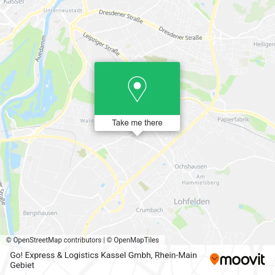 Карта Go! Express & Logistics Kassel Gmbh