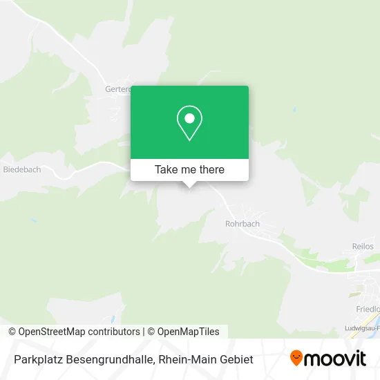 Карта Parkplatz Besengrundhalle