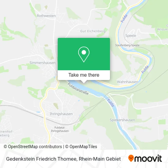 Карта Gedenkstein Friedrich Thomee