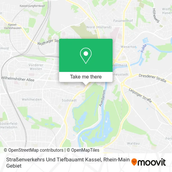 Карта Straßenverkehrs Und Tiefbauamt Kassel