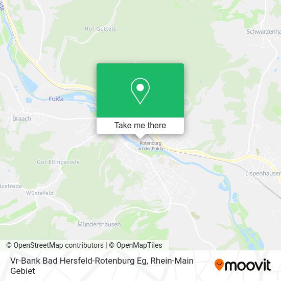 Карта Vr-Bank Bad Hersfeld-Rotenburg Eg
