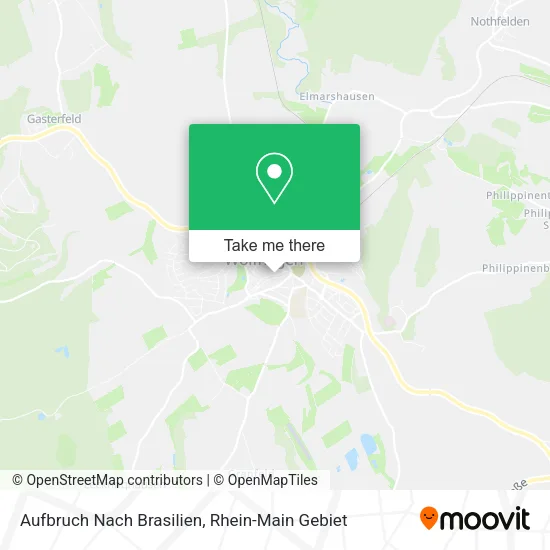 Карта Aufbruch Nach Brasilien