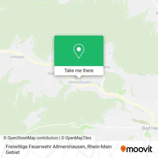 Карта Freiwillige Feuerwehr Allmershausen