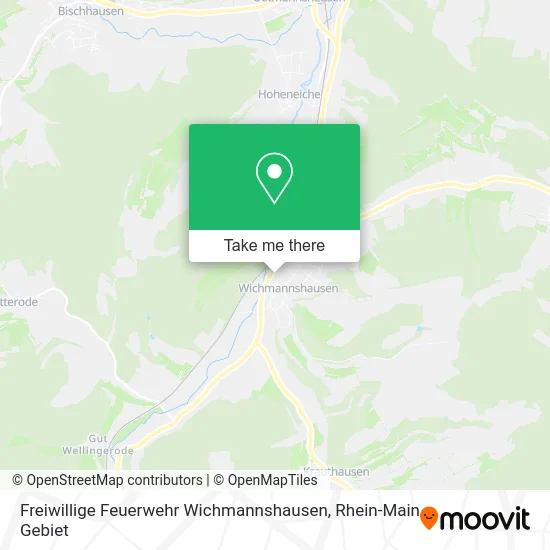 Карта Freiwillige Feuerwehr Wichmannshausen