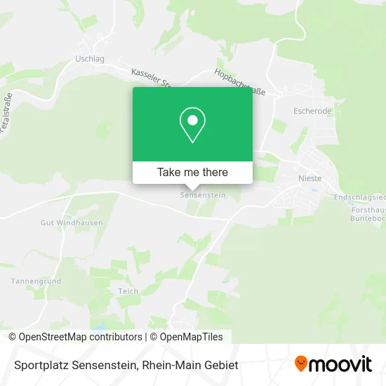 Карта Sportplatz Sensenstein