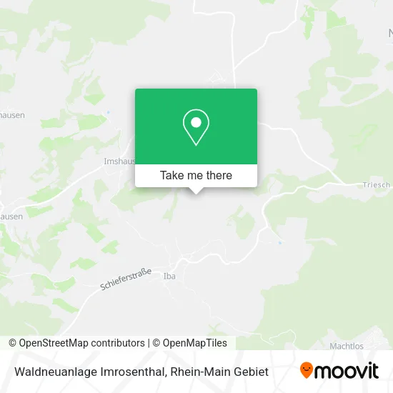 Карта Waldneuanlage Imrosenthal