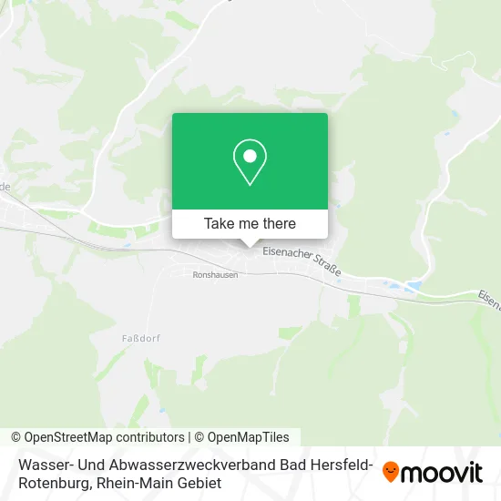 Карта Wasser- Und Abwasserzweckverband Bad Hersfeld-Rotenburg
