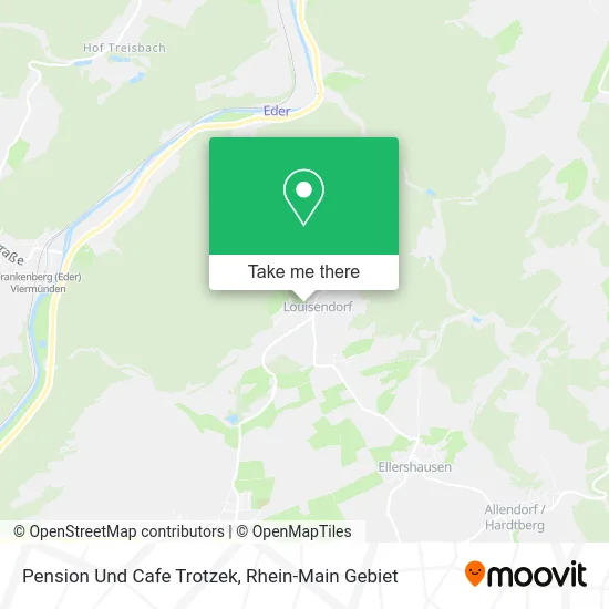 Карта Pension Und Cafe Trotzek