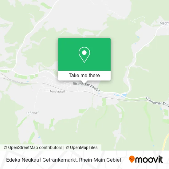 Карта Edeka Neukauf Getränkemarkt