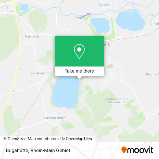 Карта Bugahütte