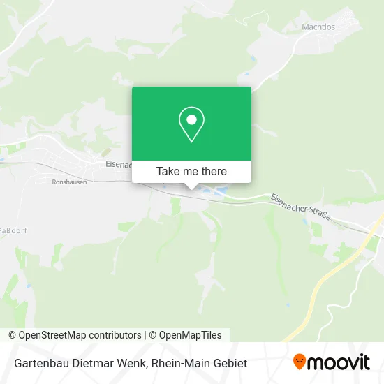 Карта Gartenbau Dietmar Wenk