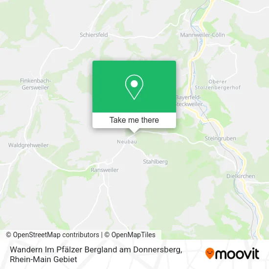 Карта Wandern Im Pfälzer Bergland am Donnersberg