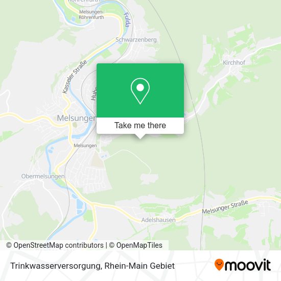 Карта Trinkwasserversorgung