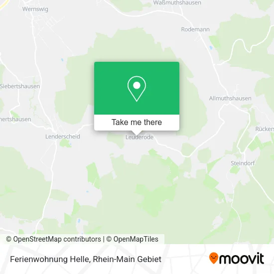 Карта Ferienwohnung Helle