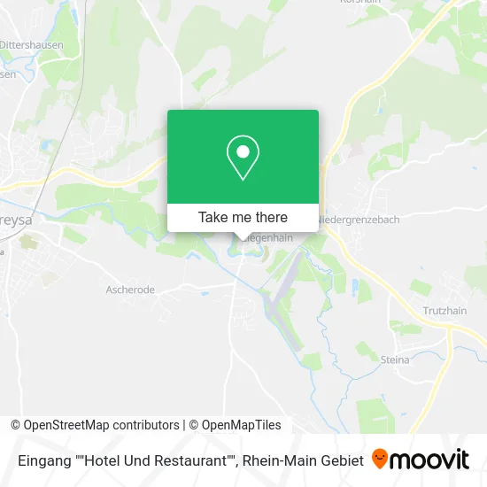 Карта Eingang ""Hotel Und Restaurant""