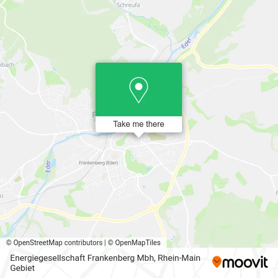 Карта Energiegesellschaft Frankenberg Mbh