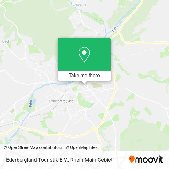 Карта Ederbergland Touristik E.V.