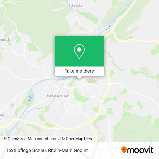 Карта Textilpflege Scheu