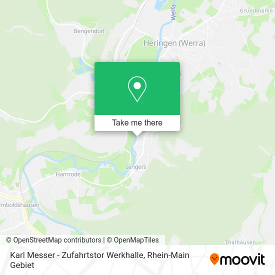 Карта Karl Messer - Zufahrtstor Werkhalle