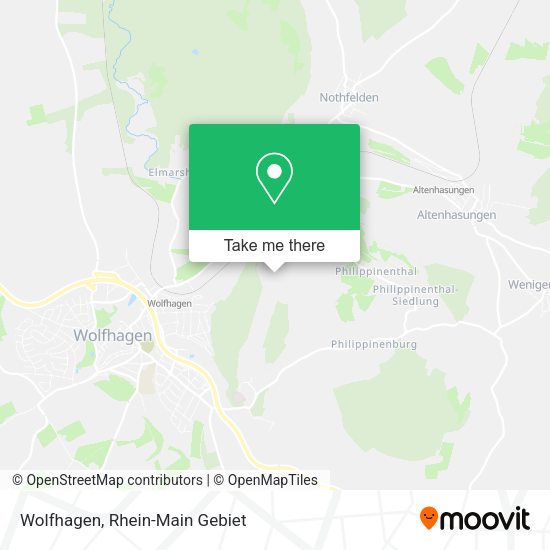 Карта Wolfhagen
