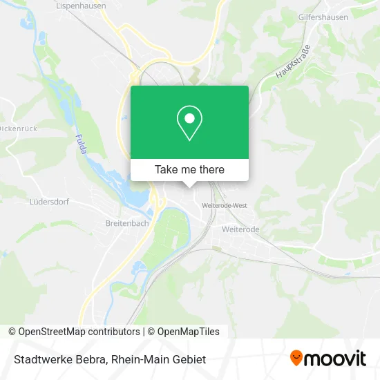 Карта Stadtwerke Bebra