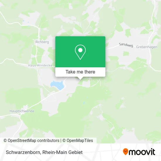 Карта Schwarzenborn