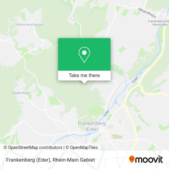 Карта Frankenberg (Eder)